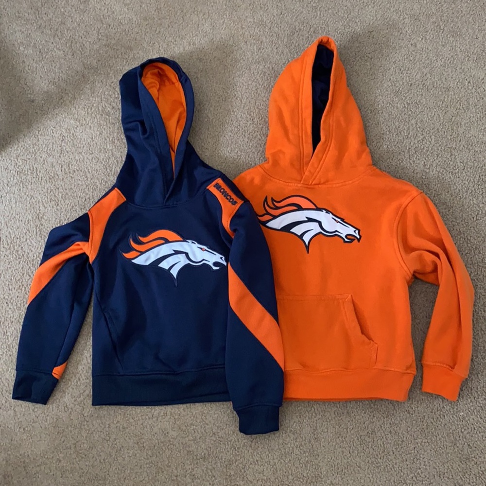 2 for 1 Kids Broncos hoodies